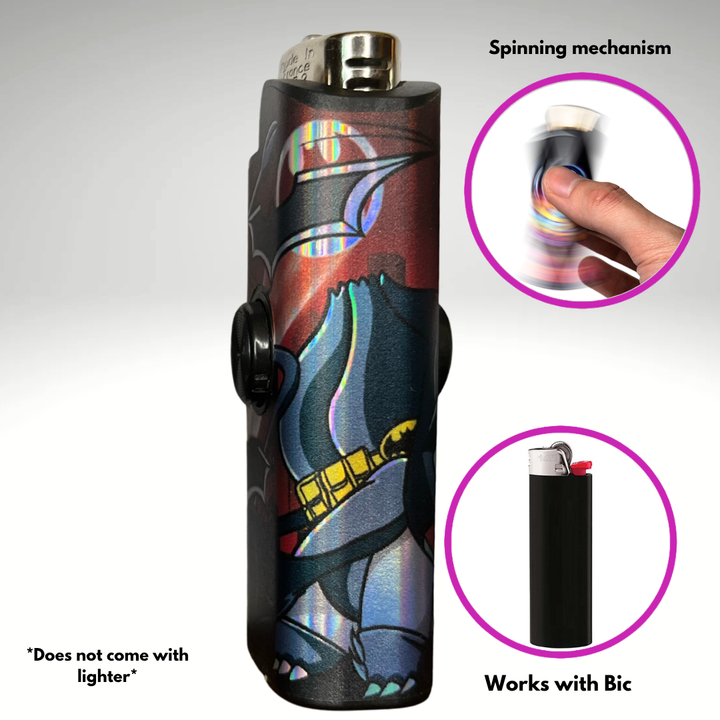 Fidget Spinner Lighter Case (The Dark Bulb)