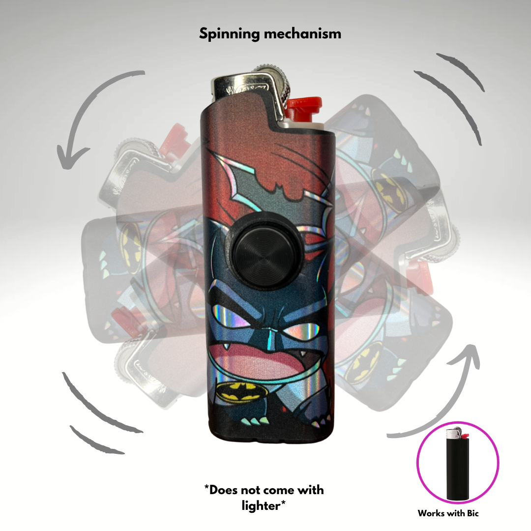 Fidget Spinner Lighter Case (The Dark Bulb)