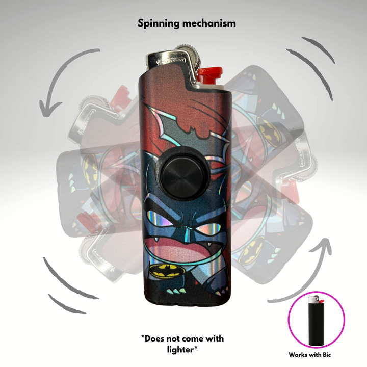 Fidget Spinner Lighter Case (The Dark Bulb)