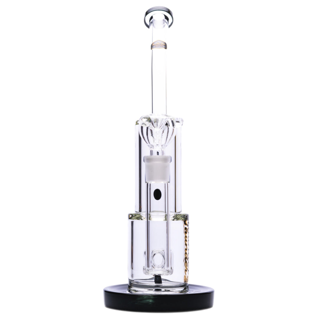 Thunder Glass Stacked Chamber Bong front