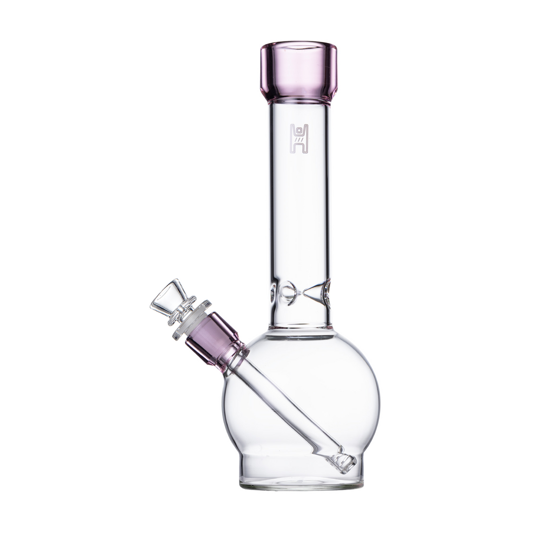 Human Grade 12" Ball Water Pipe (Pink)