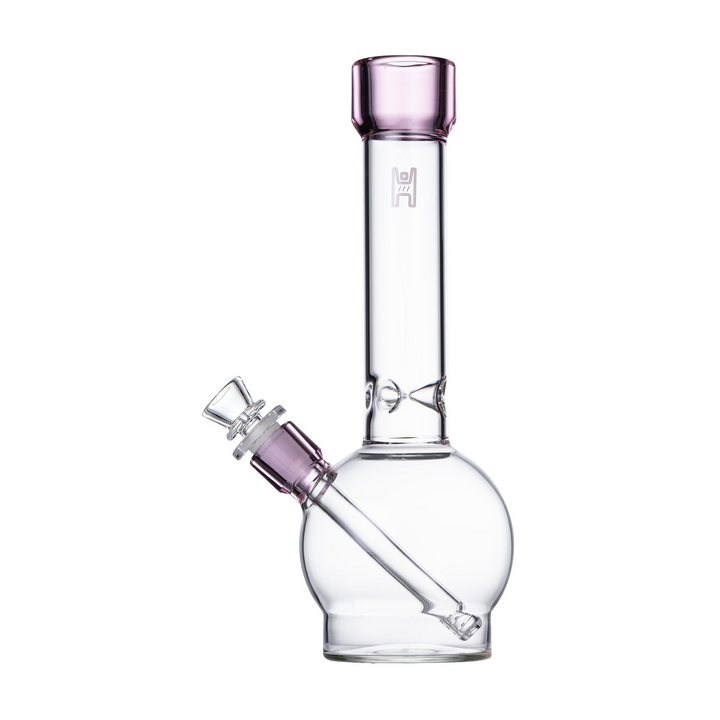 Human Grade 12" Ball Water Pipe (Pink)