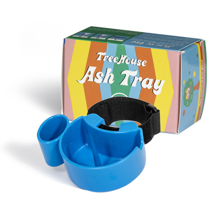 Treehouse ash tray blue