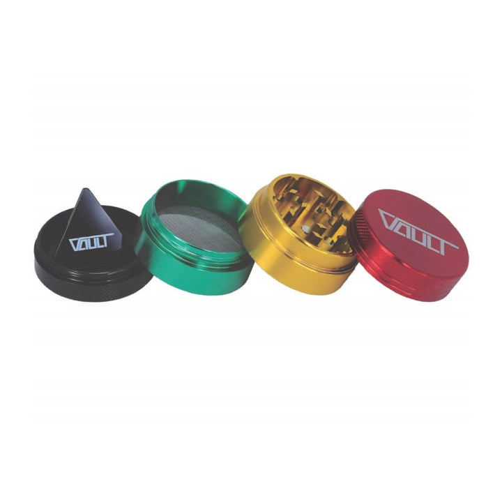 Vault 4-Piece Grinder 2" (Rasta)