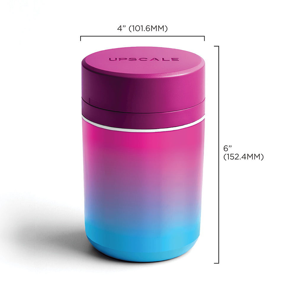 Upscale Storage Jar with built in Scale (Pink/Blue)