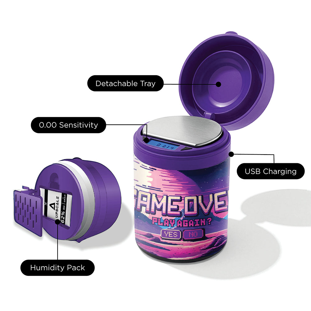 Upscale Storage Jar with built in Scale (Game Over)