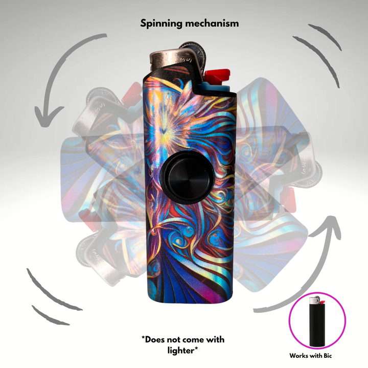 Fidget Spinner Lighter Case (Virgo)