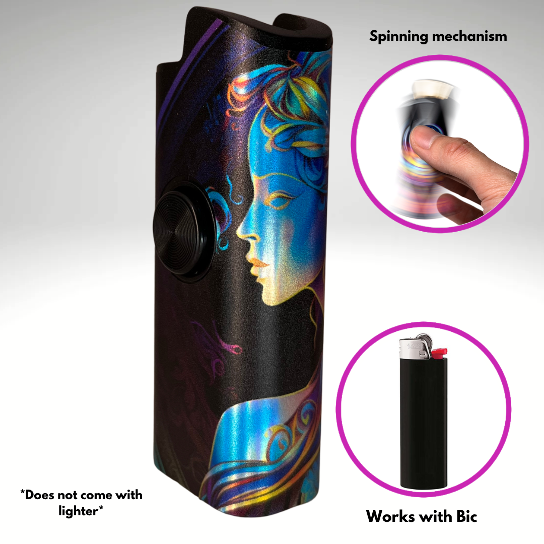 Fidget Spinner Lighter Case (Virgo)