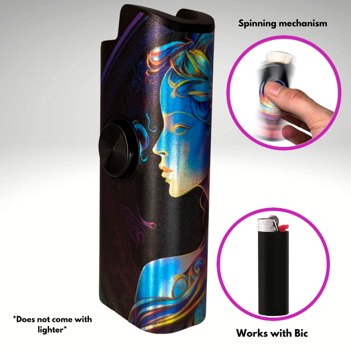 Fidget Spinner Lighter Case (Virgo)
