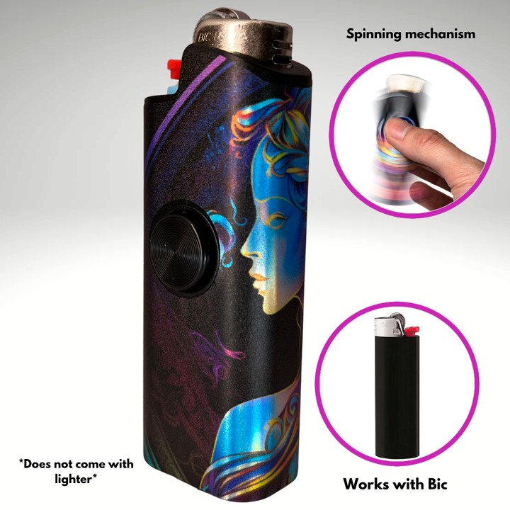 Fidget Spinner Lighter Case (Virgo)