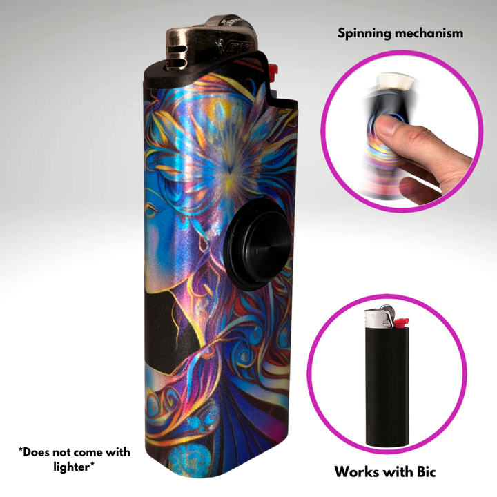 Fidget Spinner Lighter Case (Virgo)