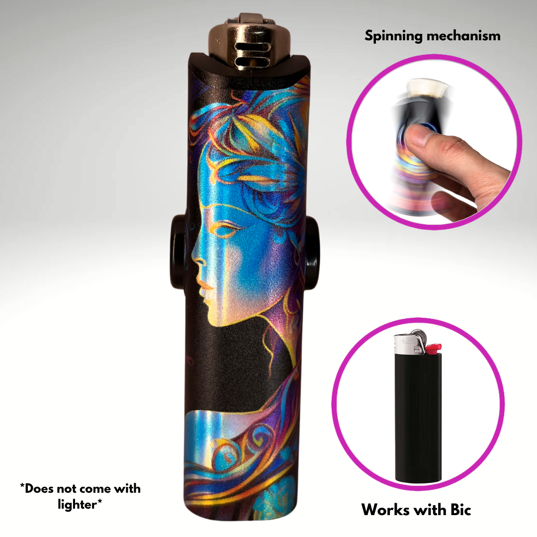 Fidget Spinner Lighter Case (Virgo)