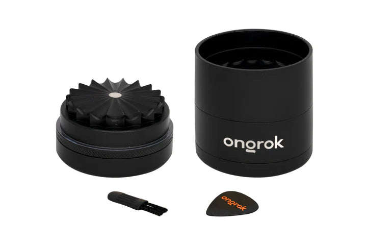 Ongrok 5-Piece Toothless Grinder 2.2" (Black)