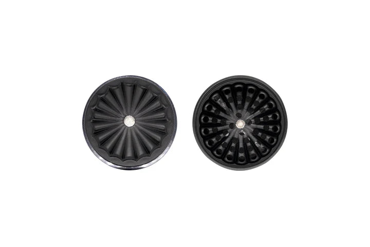 Ongrok 5-Piece Toothless Grinder 2.2" (Black)