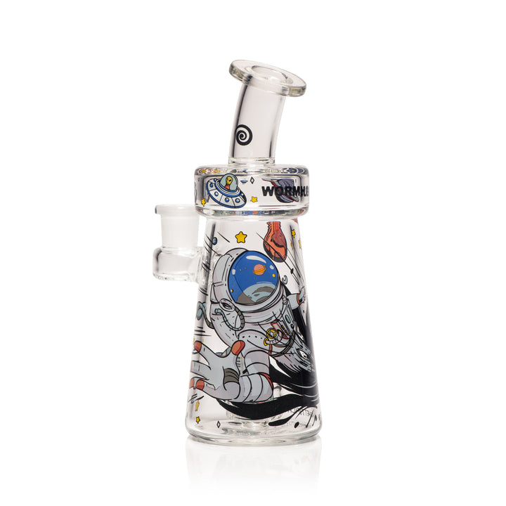 Wormhole Glass Spaghettification 6″ Dab Rig (Clear)