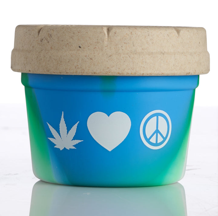 RE:STASH We'd Love Peace Ocean Tie-Dye 4oz jar