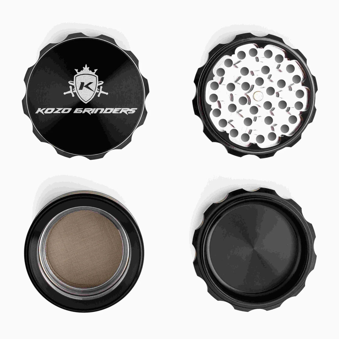 Kozo Grinder with Window 2.5" (Black)