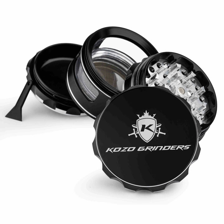 Kozo Grinder with Window 2.5" (Black)
