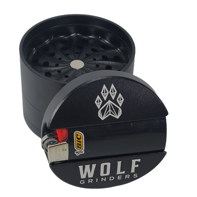 Wolf Grinders - Bic Mini Toothless Grinder (Various Colors)