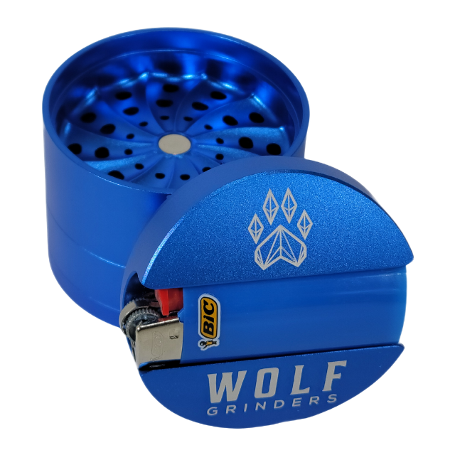 Wolf Grinders - Bic Mini Toothless Grinder (Various Colors)