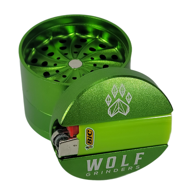 Wolf Grinders - Bic Mini Toothless Grinder (Various Colors)