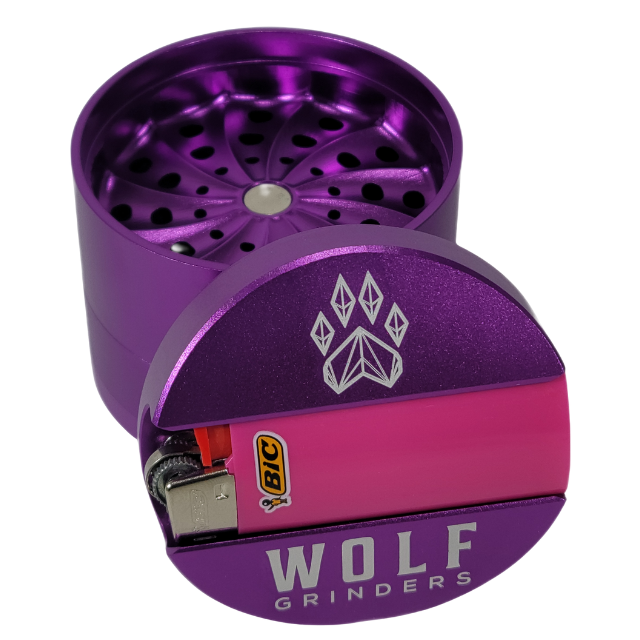 Wolf Grinders - Bic Mini Toothless Grinder (Various Colors)
