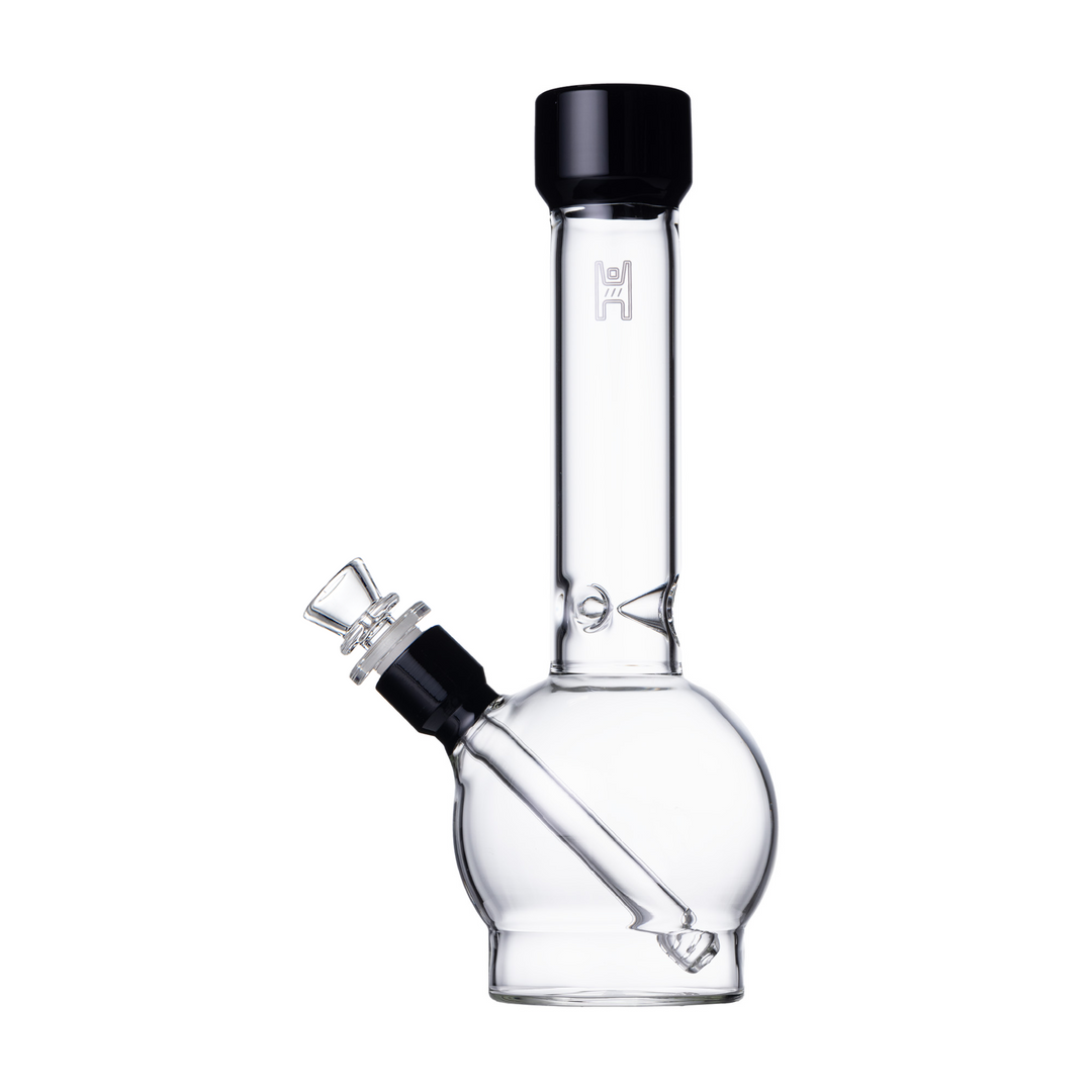 Human Grade 12" Ball Water Pipe (Black)
