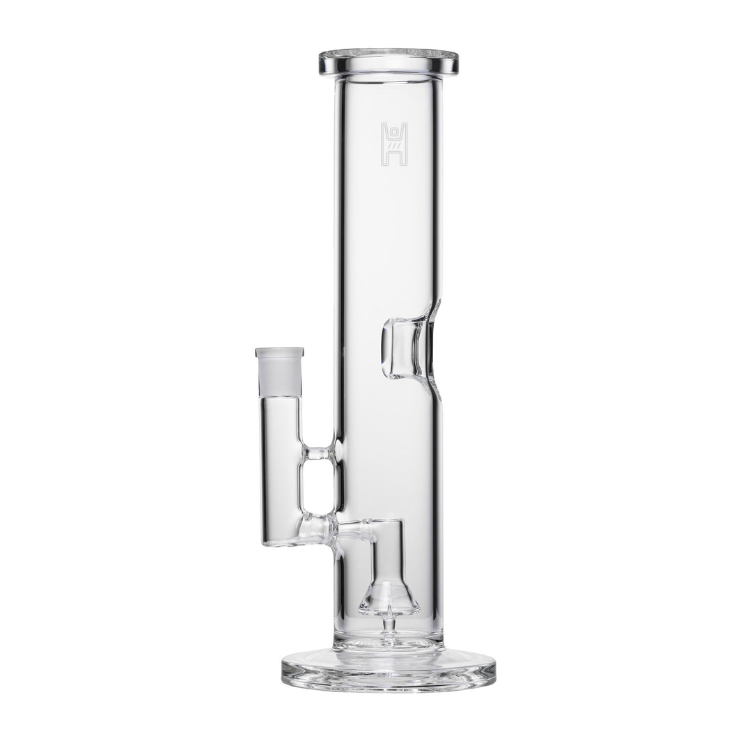 Human Grade 12" Straight Tube Water Pipe (Clear)