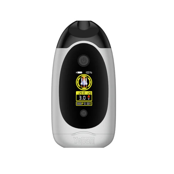 Yocan Dubb Dual Cartridge 510 Vape Battery (Silver)