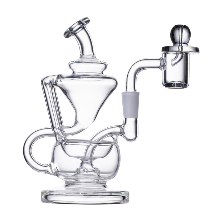 Human Grade 5" Recycler Dab Rig (Clear)
