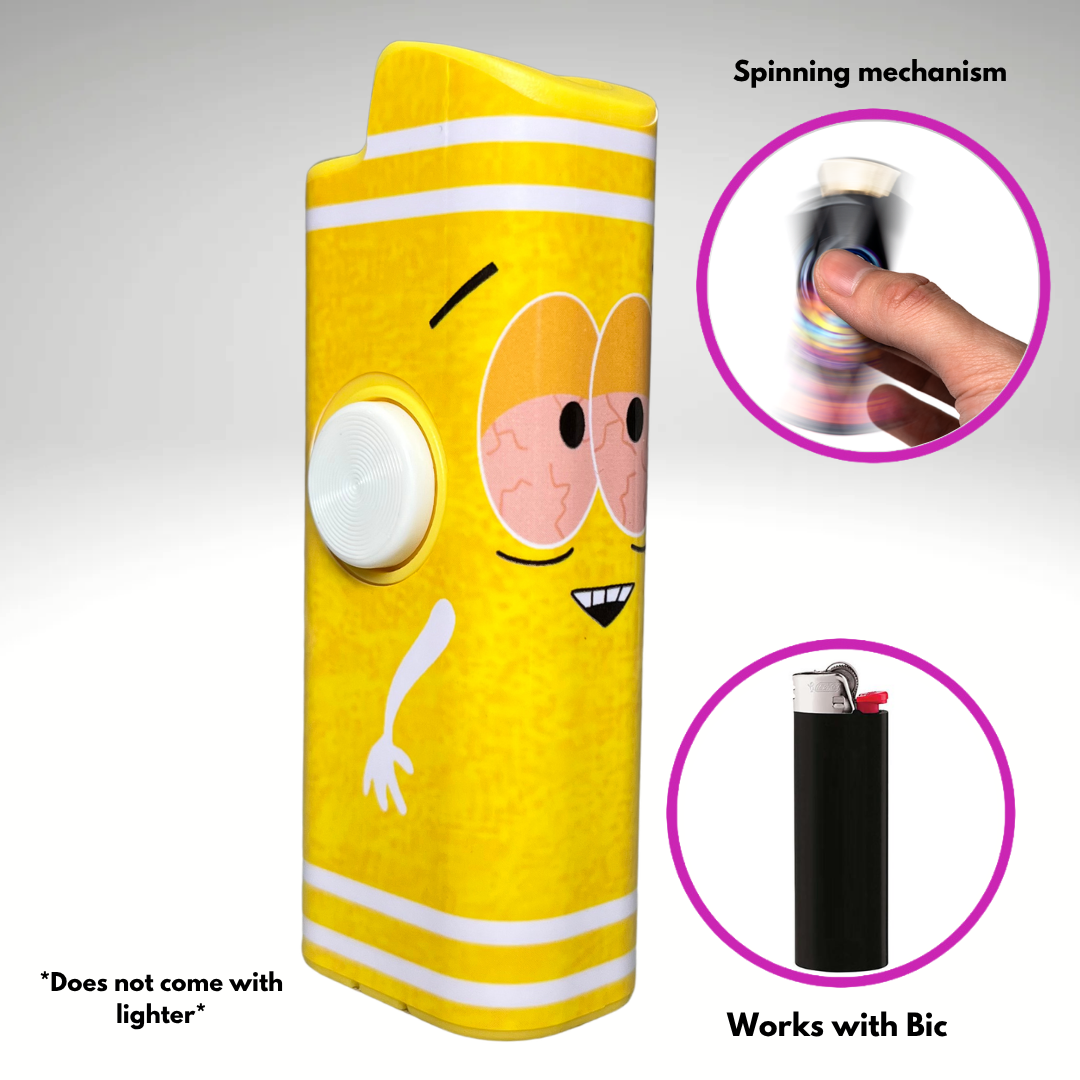 Fidget Spinner Lighter Case (Towelie)