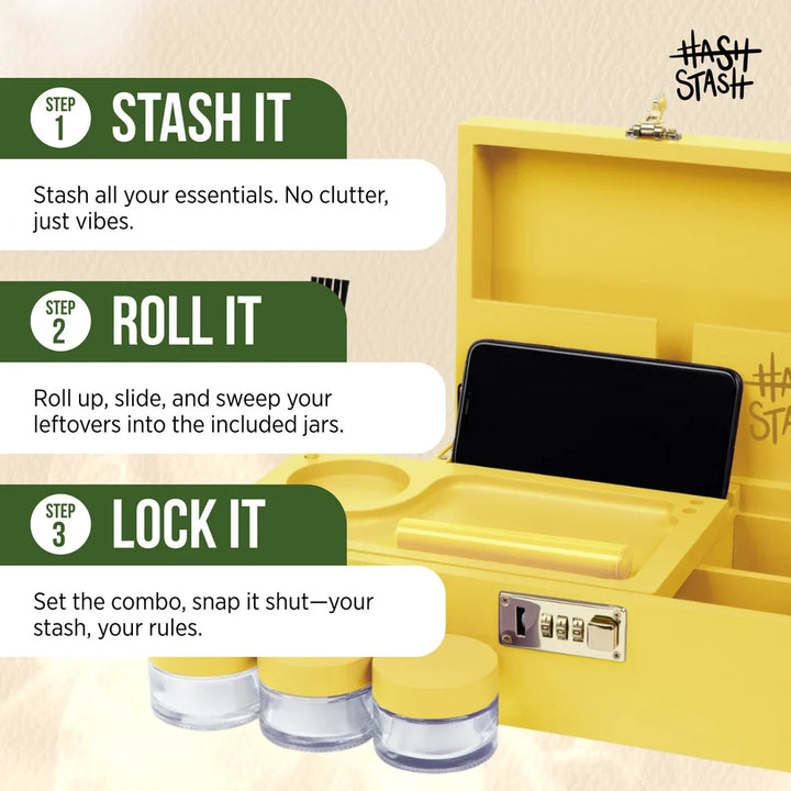 HashStash OG Stash Box (Yellow)