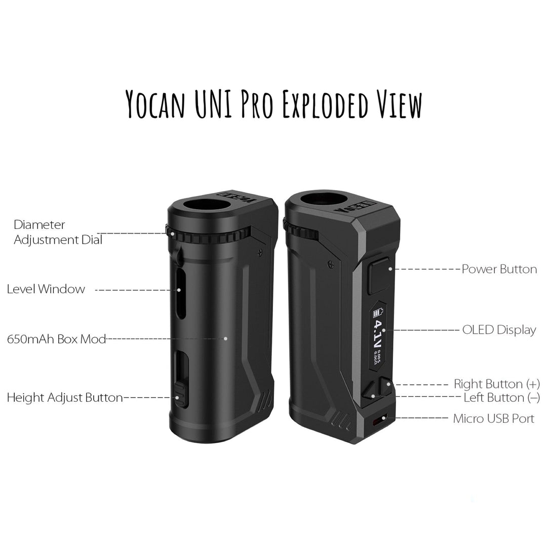 Yocan UNI Pro - Universal Cartridge Vaporizer