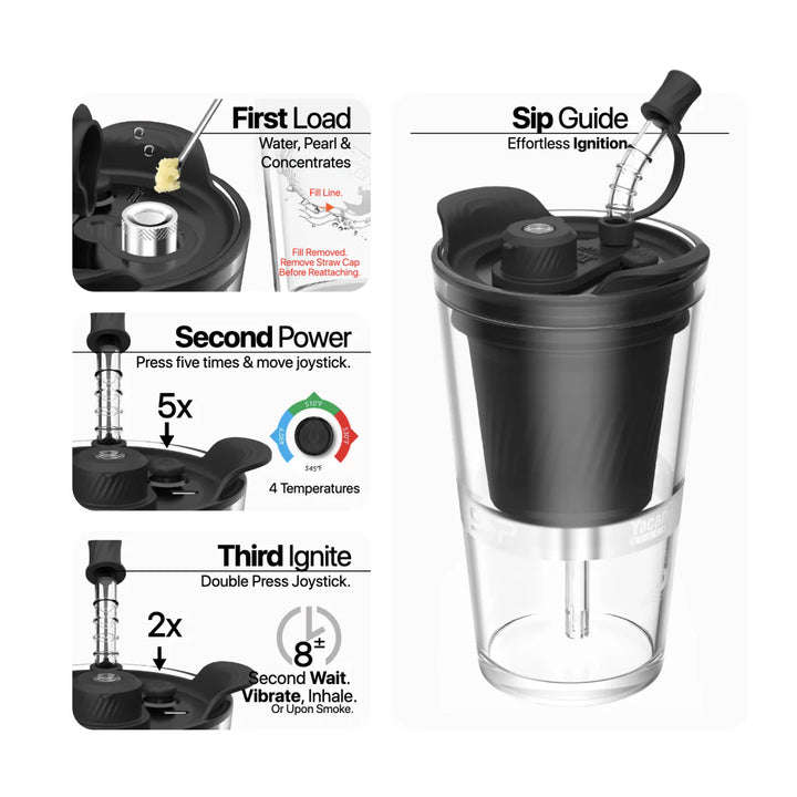 Yocan Black Sip Concentrate Vaporizer (Black)