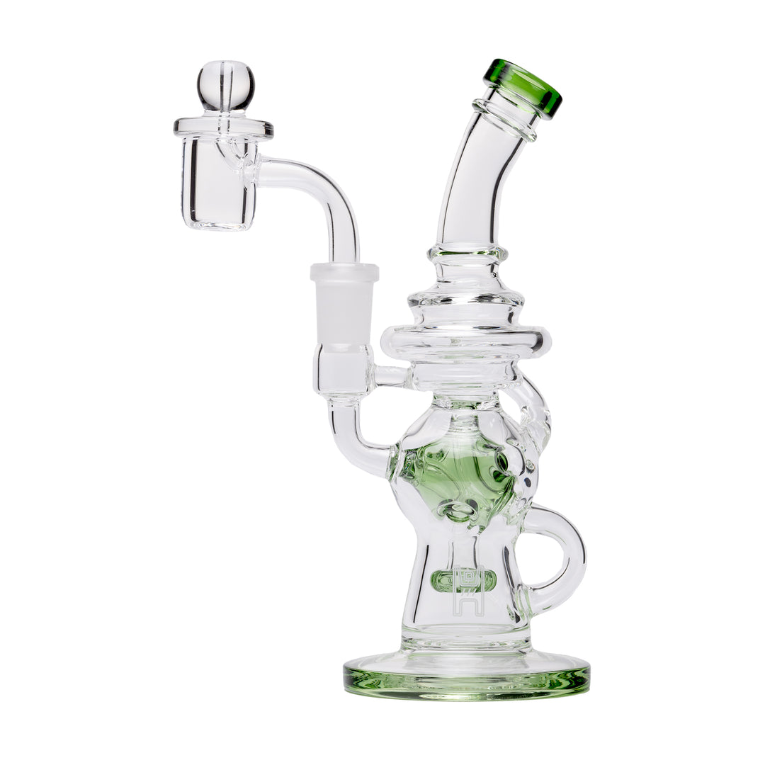 Human Grade 7" Swiss Dab Rig (Green)