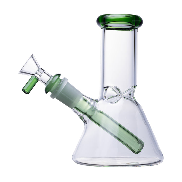 Human Grade 6" Beaker Bong (Green)