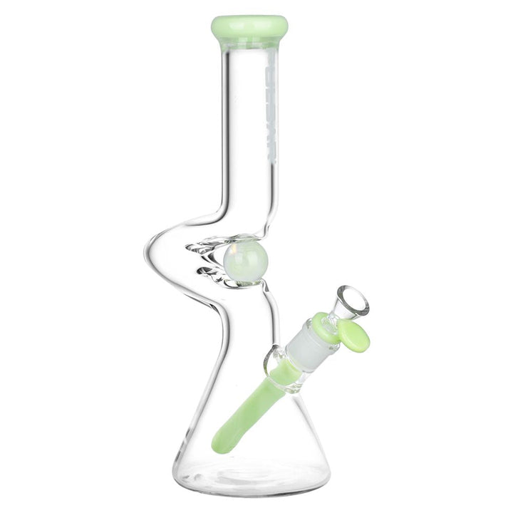 Pulsar Kinked Marble Glass Beaker Water Pipe