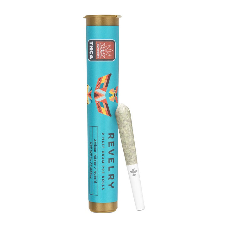 Revelry Premium Indoor THCA Pre-Rolls | 0.5g (2 Pack)