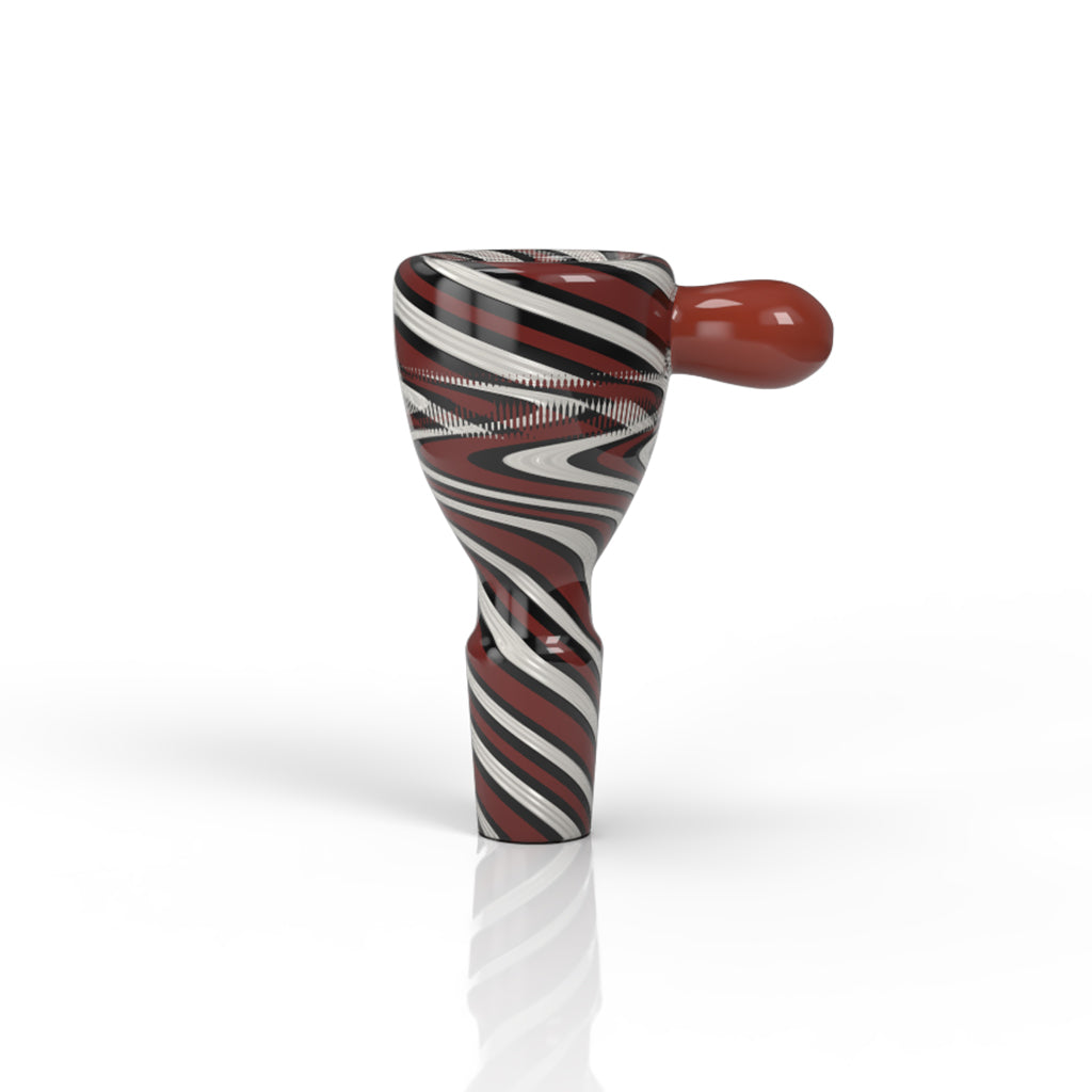 Wig Wag Glass Flower Bowl