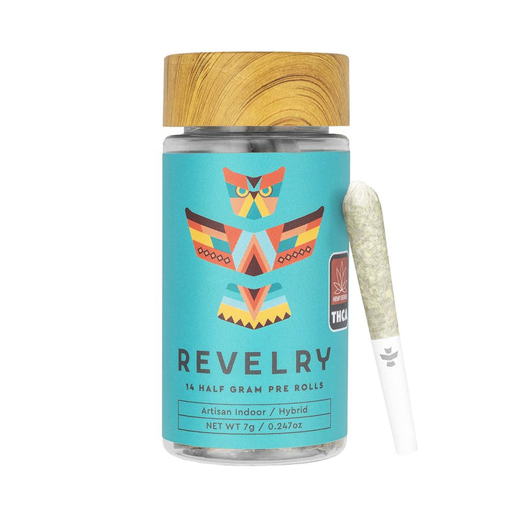 Revelry Premium Indoor THCA Pre-Rolls | 0.5g (14 Pack)