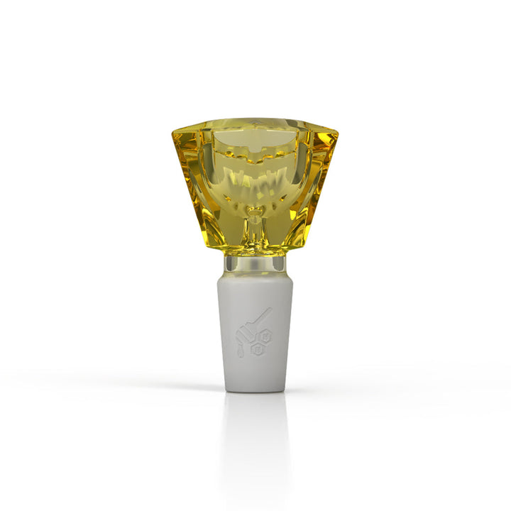 Hexagon Glass Flower Bowl