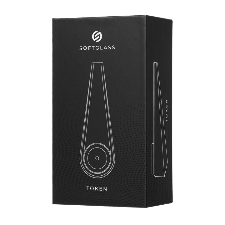 Softglass Token Hand Pipe (Onyx)