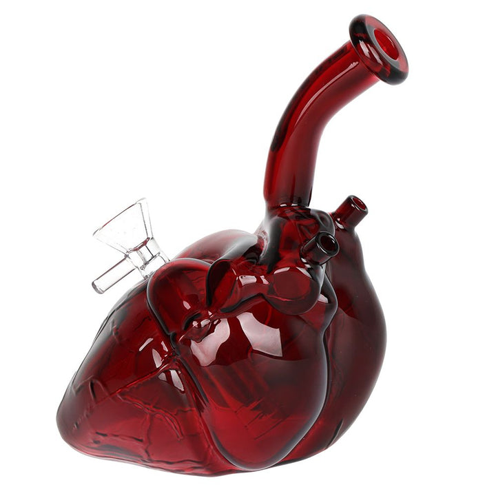 Be Still My Heart Glass Water Pipe