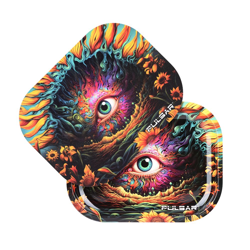 Pulsar Mini Rolling Tray & Lid Kit - Sunflower of The Mind