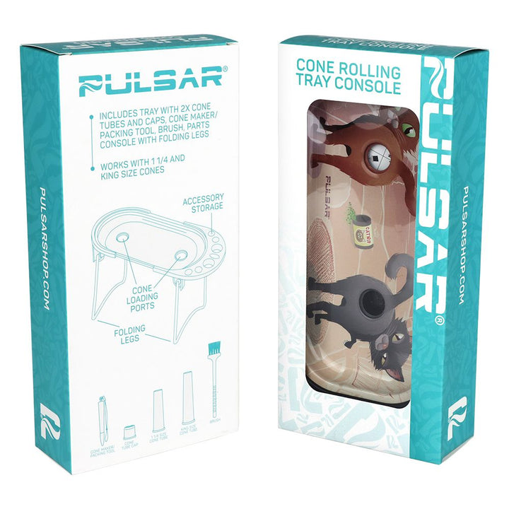 Pulsar Elevated Cone Rolling Tray Console