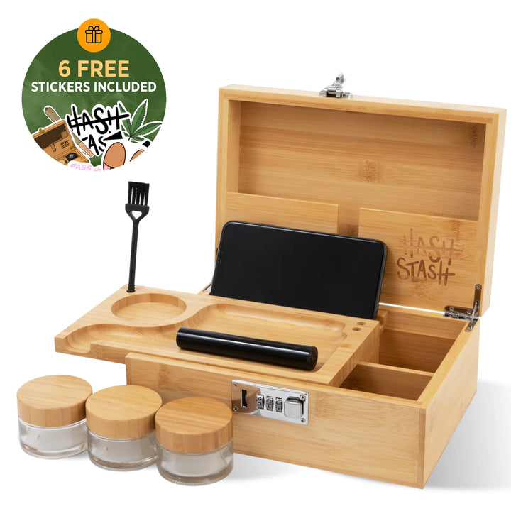HashStash OG Stash Box (Bamboo)