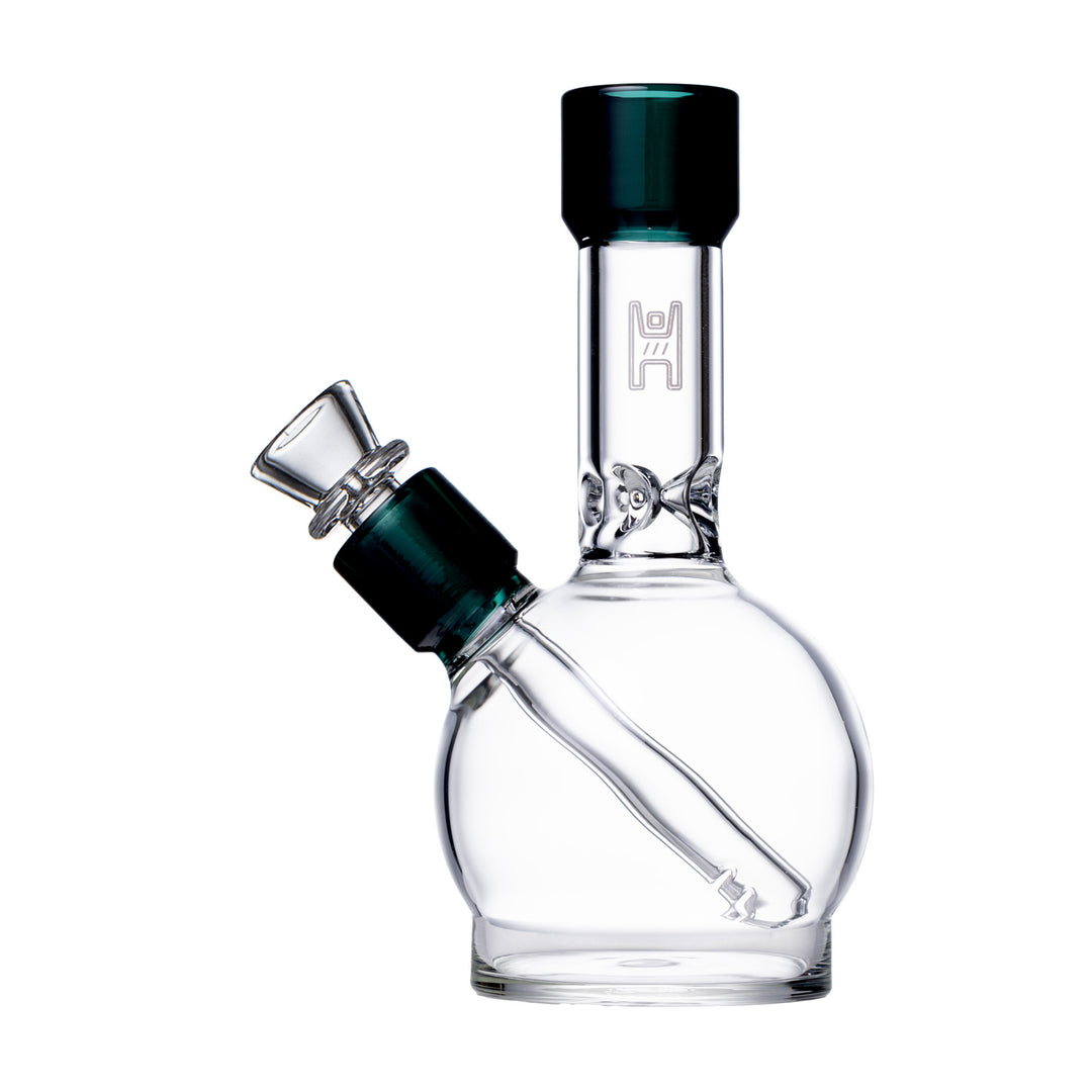 Human Grade 6" Ball Water Pipe (Lake Green)
