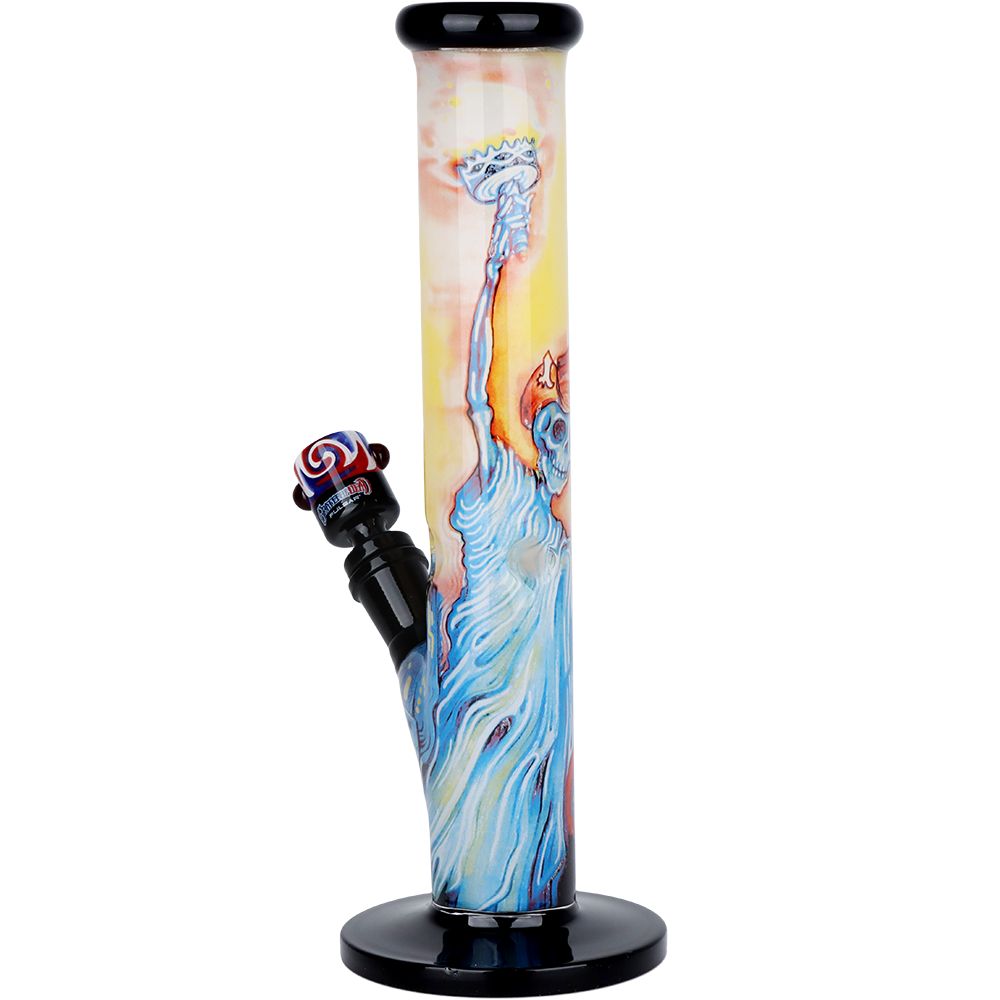 The Grateful Dead x Pulsar Inside Print Straight Tube Glass Water Pipe