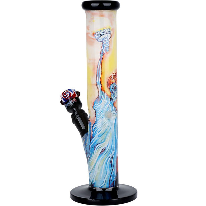 The Grateful Dead x Pulsar Inside Print Straight Tube Glass Water Pipe