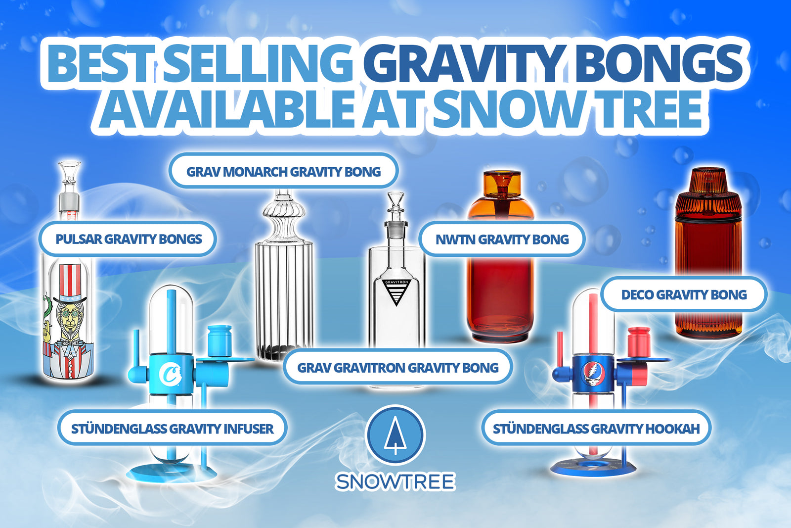 Best Selling Gravity Bongs Available at Snow Tree